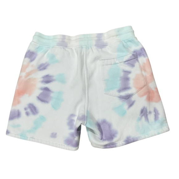 Chris D’Elia Life Rips Tie-Dye Sweat Shorts Size Medium Pastel Pullover Shorts - Picture 2 of 7